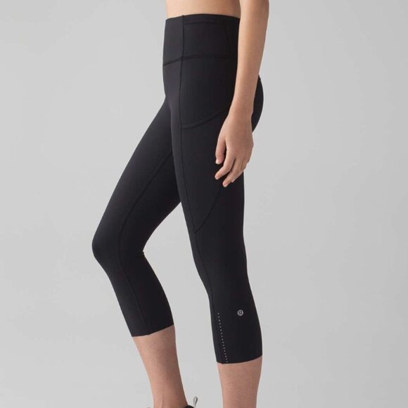 Lululemon Fast & Free Crop II *Nulux 19" Black - Picture 6 of 6